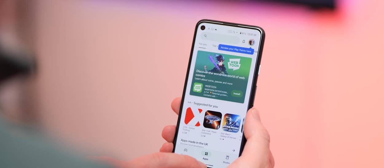 Google Play Store Introduces New Splash Screen and Form Factor Switcher